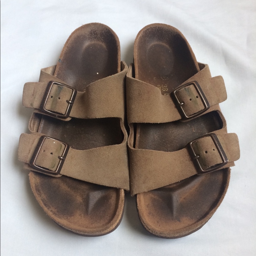 Tan Birkenstocks